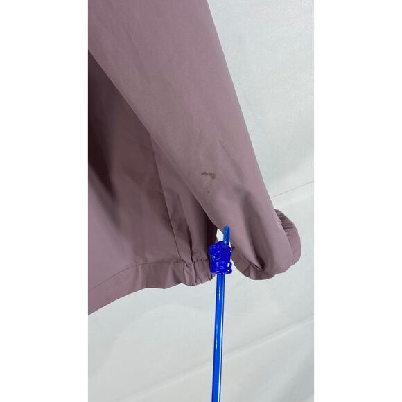 BR STANDARD Women's Mauve Popover Hooded Lightweight Jacket SZ L - Picture 7 of 13